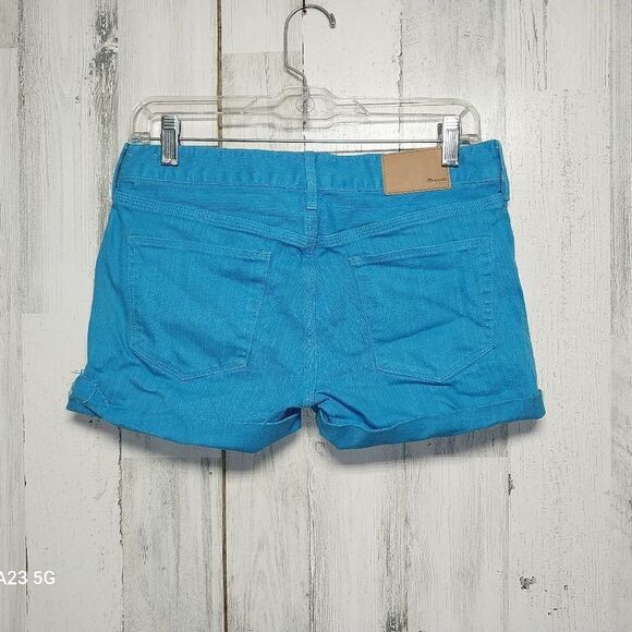 Madewell Blue Cutoff Denim Shorts Size 26. - Picture 3 of 5